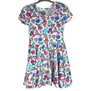 NEW Dot Dot Smile Fun Abstract Shape Cap Sleeve Dress 12-24M